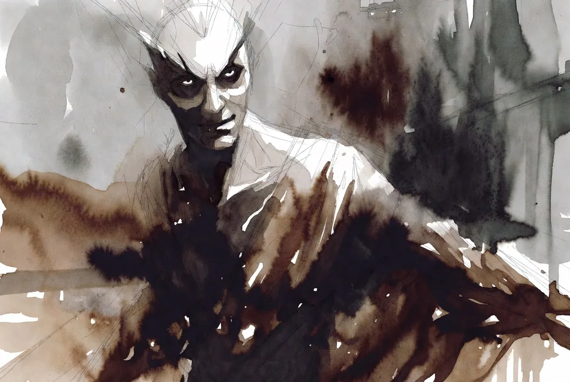 Banu Haqim, II — original vampire watercolour by Umbral Vein