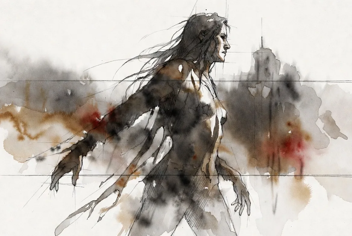 Ravnos, II — original vampire watercolour by Umbral Vein