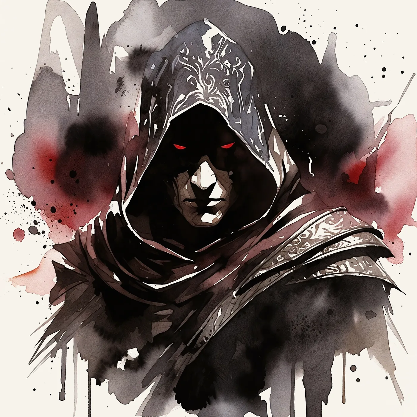 Vein Study — original vampire watercolour by Umbral Vein